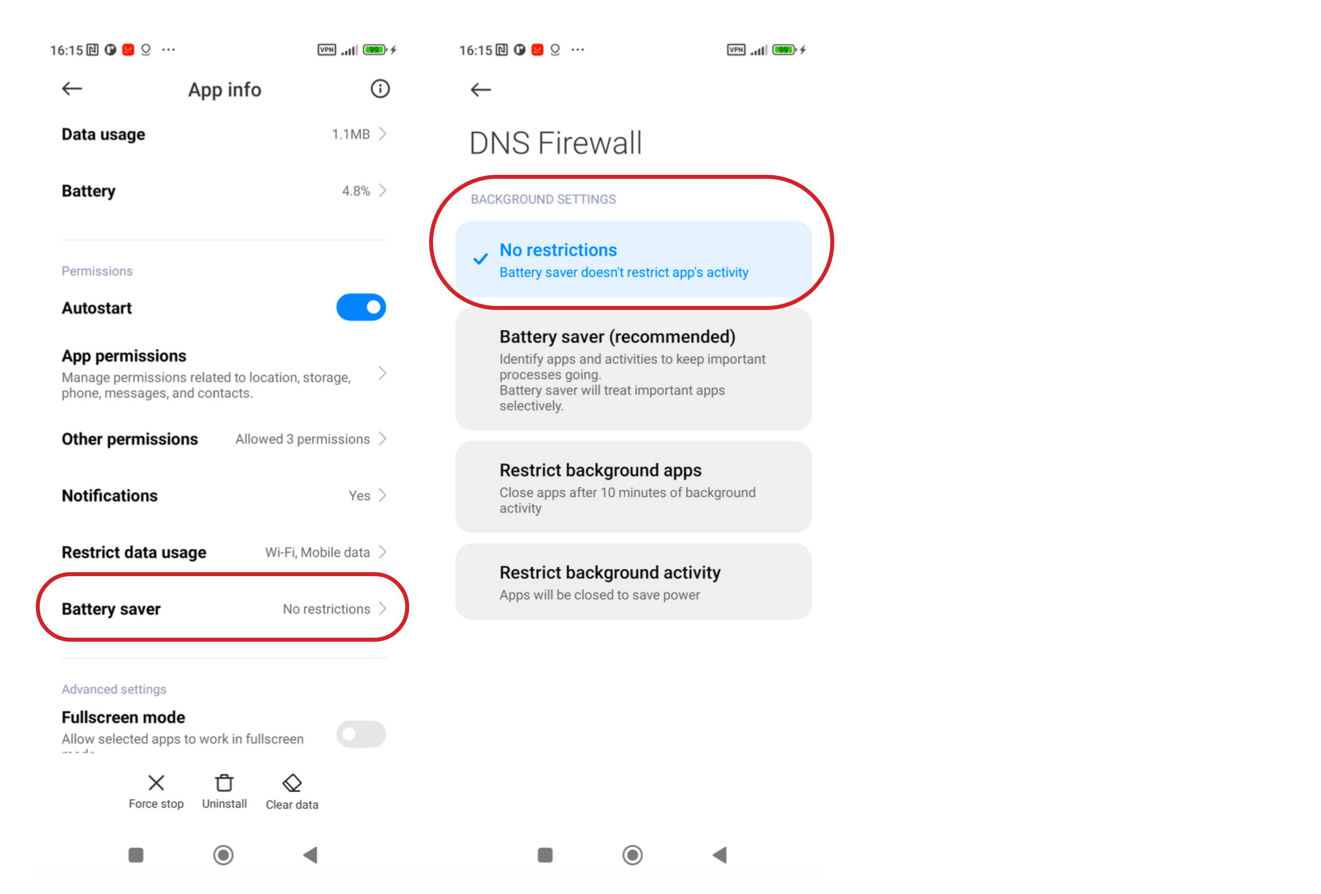 ieslēgt privāto dns en